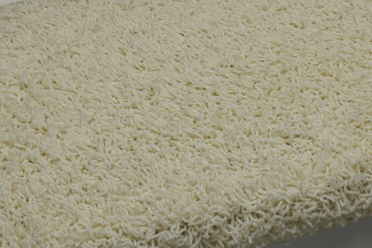 Hochfloor-Stufenmatte Shaggy beige eckig 65x23