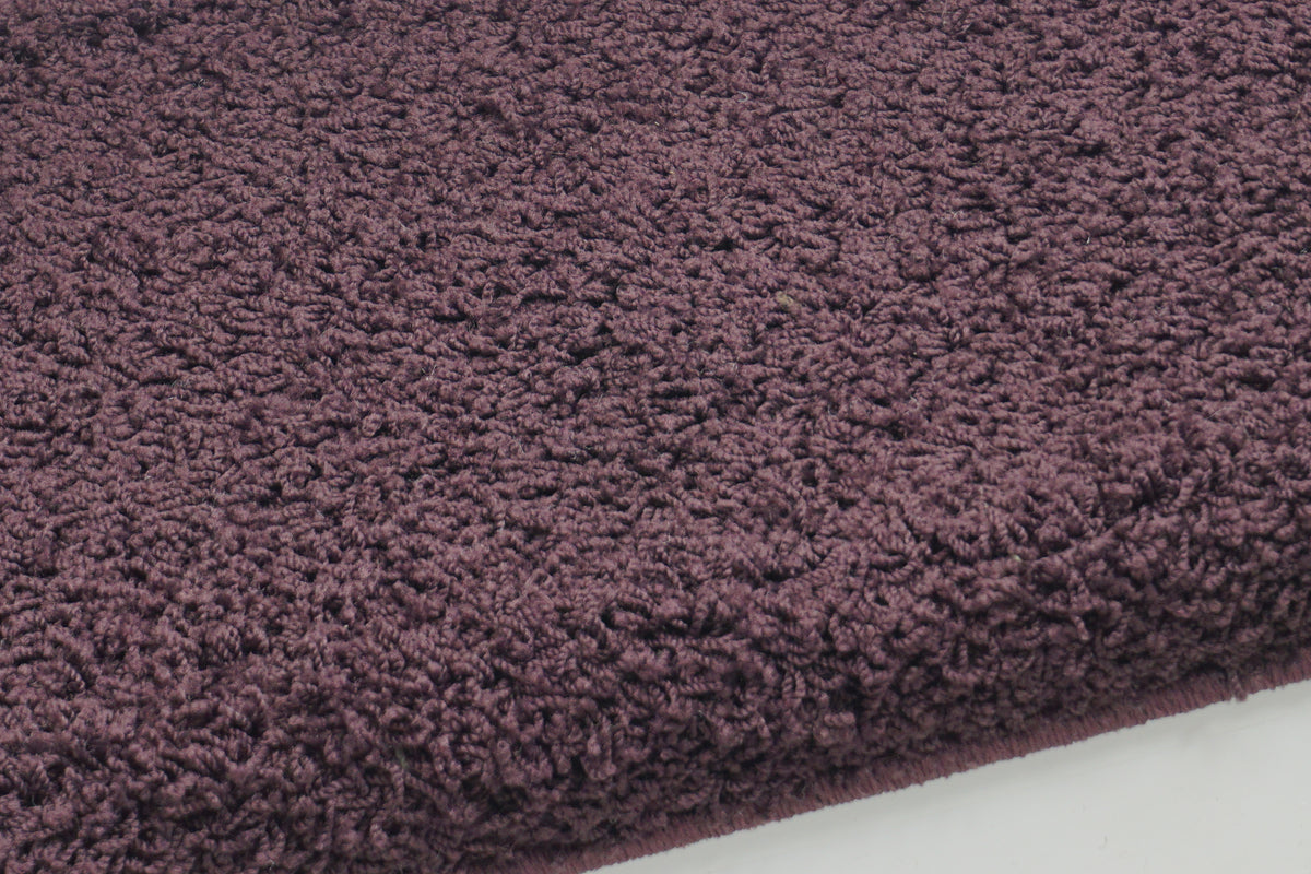 Hochfloor-Stufenmatte Shaggy aubergine 50x20cm