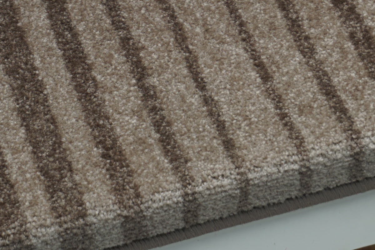 Stufenmatte Streifen beige 65x23 cm