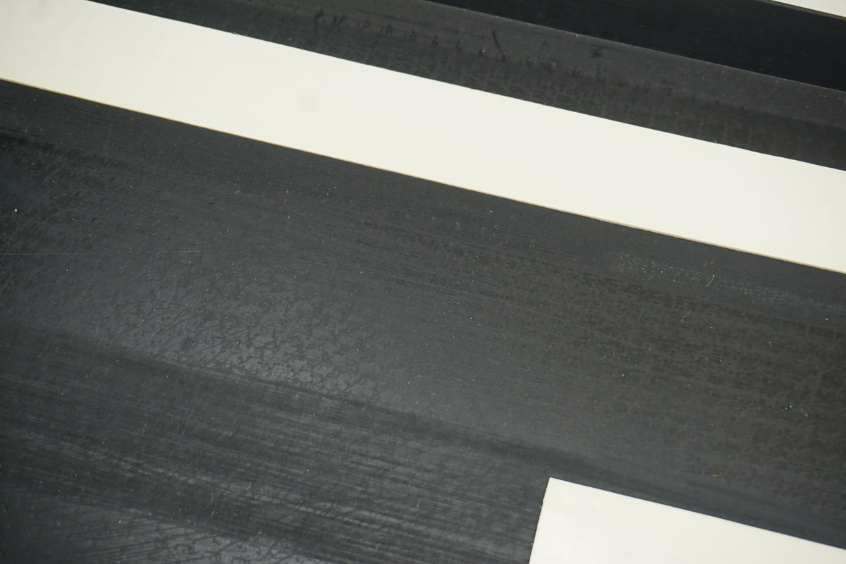 Gummi-Stufenmatte mit Noppen 74x24cm eckig schwarz