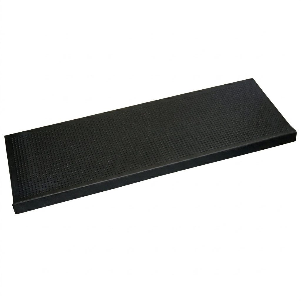 Gummi-Stufenmatte mit Noppen 74x24cm eckig schwarz