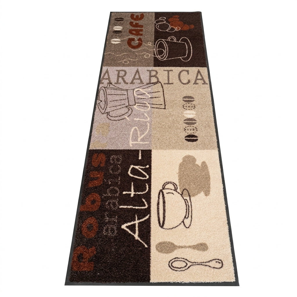 Waschbarer Läufer Arabica 60x180cm
