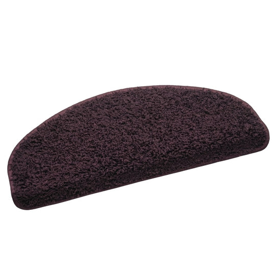 Hochfloor-Stufenmatte Shaggy aubergine 50x20cm