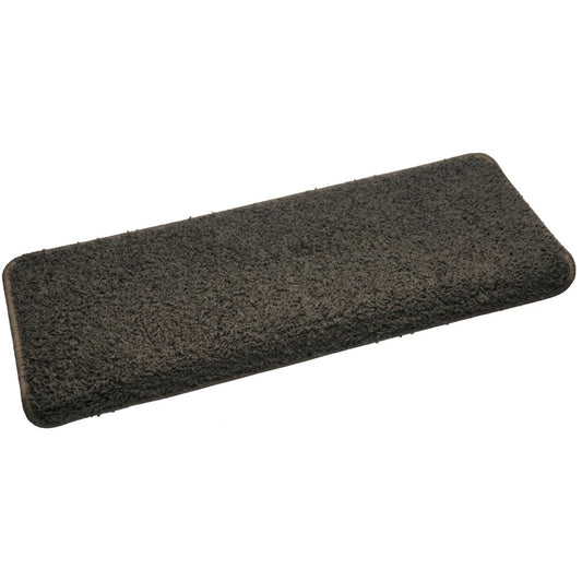 Hochfloor-Stufenmatte Shaggy braun eckig 65x23