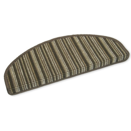 Sisal-Stufenmatte Streifen braun 50x20cm