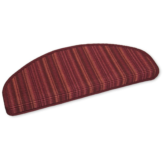 Sisal-Stufenmatte Streifen rot 50x20 cm