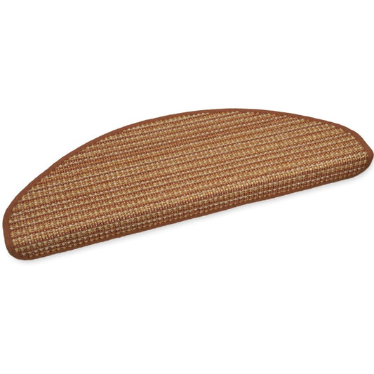 Sisal-Stufenmatte Streifen terra 65x23 cm