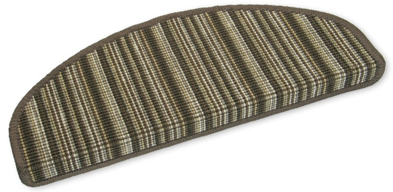 Sisal-Stufenmatte Streifen braun 50x20cm