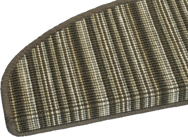 Sisal-Stufenmatte Streifen braun 50x20cm