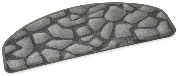 Moderne Stufenmatten Stones 65x23cm halbrund